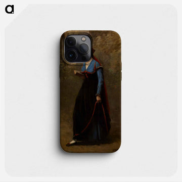 Girl Reading
 - ジャン バティスト カミーユ コロー Phone Case.