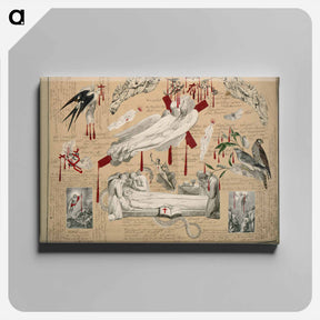 アートパネル-Victorian Blood Book
 - ジョン ビングリー ガーランド Canvas.