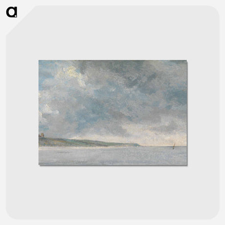 アートポストカード-Coastal Scene with Cliffs
 - ジョン コンスタブル Postcard.