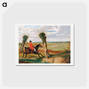 アートポストカード-The Suffolk Hunt: Full Cry
 - ジョン フレデリック ヘリング Postcard.