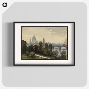 アートポスター-To St. Paul's from my window
 - ジョセフ ペネル Poster.