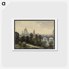 アートポストカード-To St. Paul's from my window
 - ジョセフ ペネル Postcard.