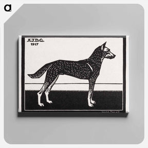 アートパネル-Dog - ユリー デ フラーハ Canvas.
