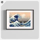 The Great Wave off Kanagawa - 葛飾 北斎 Poster.