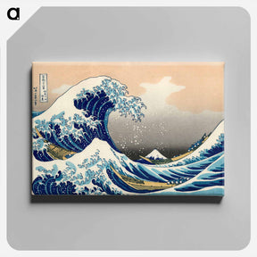 アートパネル-The Great Wave off Kanagawa - 葛飾 北斎 Canvas.