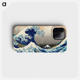 The Great Wave off Kanagawa - 葛飾 北斎 Phone Case.