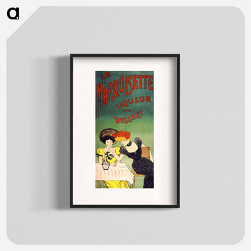 The marquisette dessert liqueur print - Leonetto Cappiello Poster.
