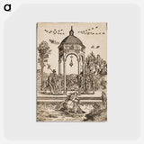 アートポストカード-The Sacrificial Death of Marcus Curtius
 - ルーカス クラナッハ Postcard.