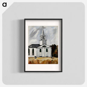 アートポスター-Church at Head Tide - マースデン ハートリー Poster.
