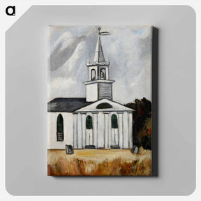 アートパネル-Church at Head Tide - マースデン ハートリー Canvas.