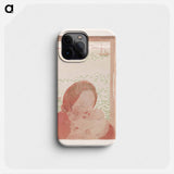 Mother with baby in front of a window - モーリス ドニ Phone Case.