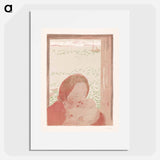 Mother with baby in front of a window - モーリス ドニ Poster.