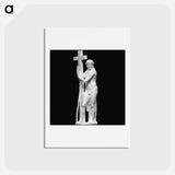 アートポストカード-Risen Christ - ミケランジェロ ブオナローティ Postcard.