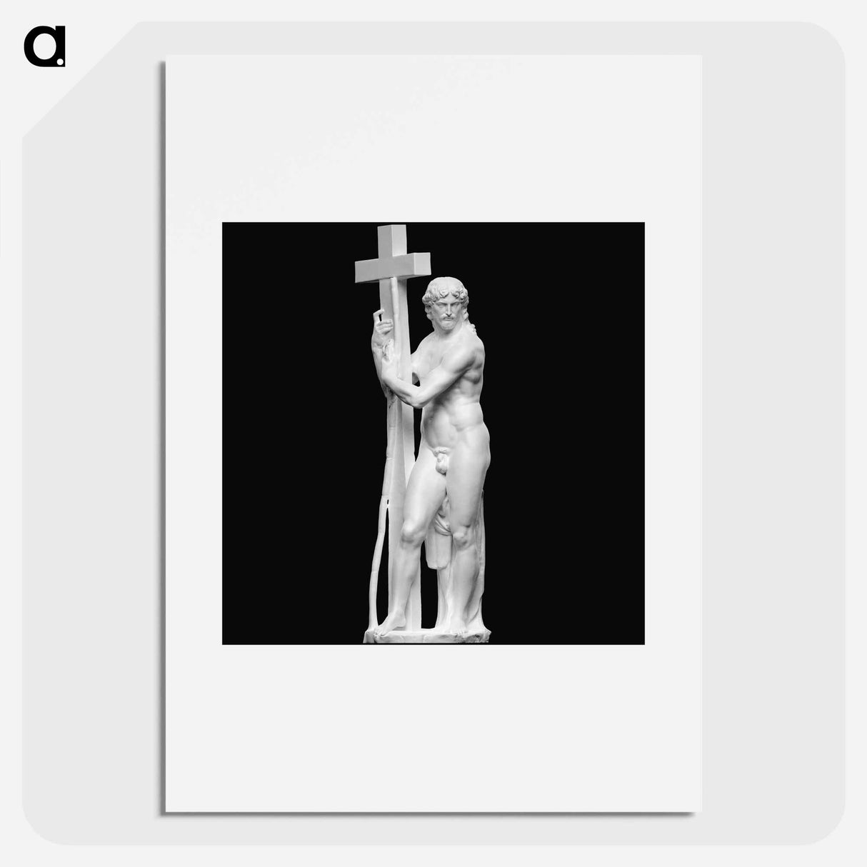 Risen Christ - ミケランジェロ ブオナローティ Poster.