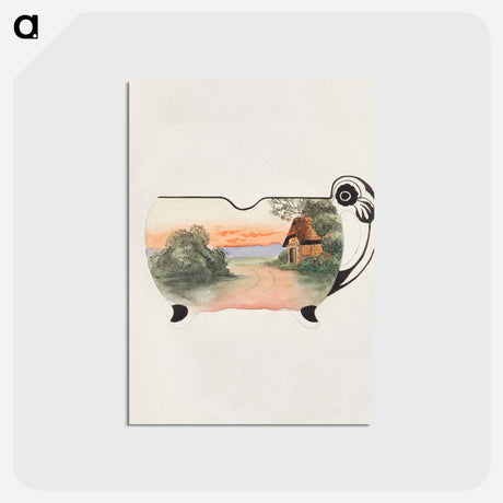 アートポストカード-Sugar Bowl Design
 - ノリタケ工場 Postcard.