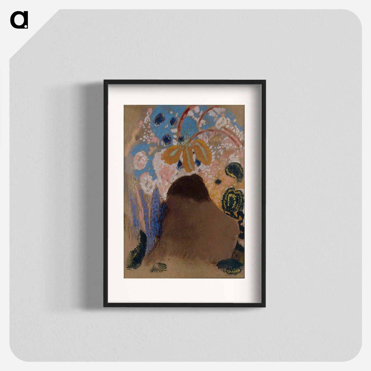 Ophelia - Odilon Redon Poster.