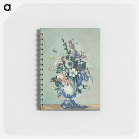 アートメモ帳-Flowers in a Rococo Vase - ポール セザンヌ Memo.