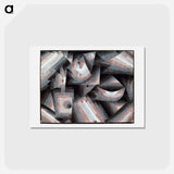 アートポストカード-Crystal gradation
 - パウル クレー Postcard.