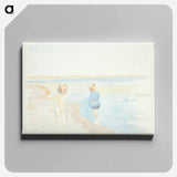 アートパネル-Children at the Beach
 - ピーター ハンセン Canvas.