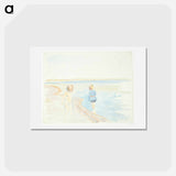アートポストカード-Children at the Beach
 - ピーター ハンセン Postcard.