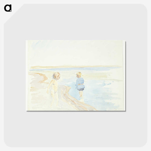 Children at the Beach
 - ピーター ハンセン Postcard.