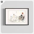 アートポスター-Domestic Fowl Illustration
 - 鳥類図鑑 Poster.