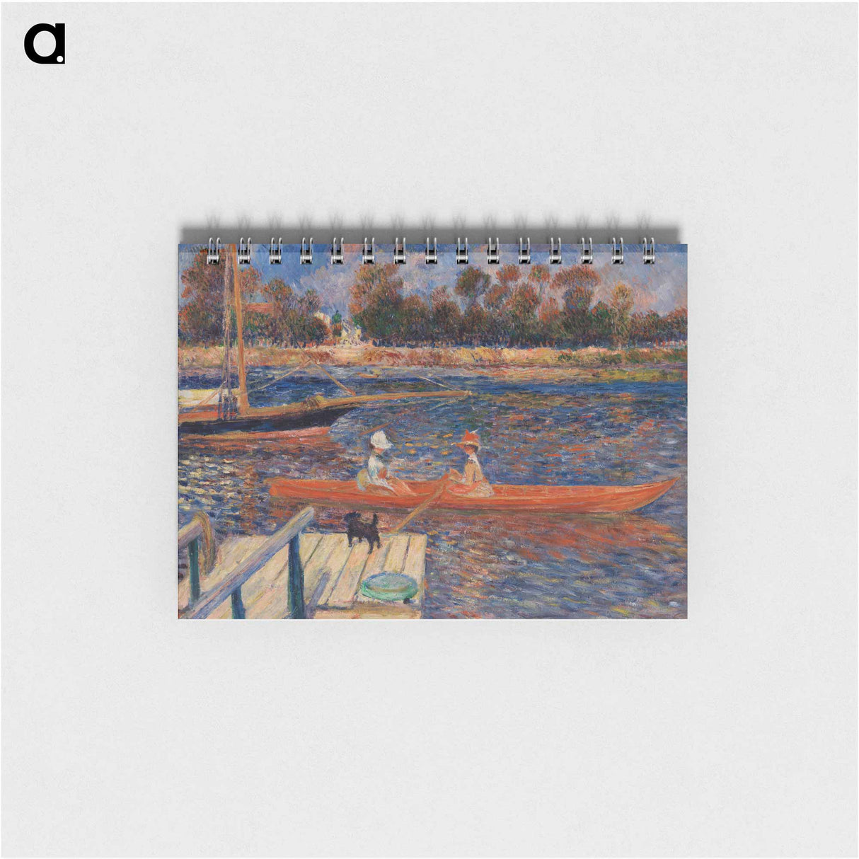 The Seine at Argenteuil - ピエール オーギュスト ルノワール Memo.