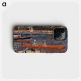 The Seine at Argenteuil - Pierre Auguste Renoir Phone Case.