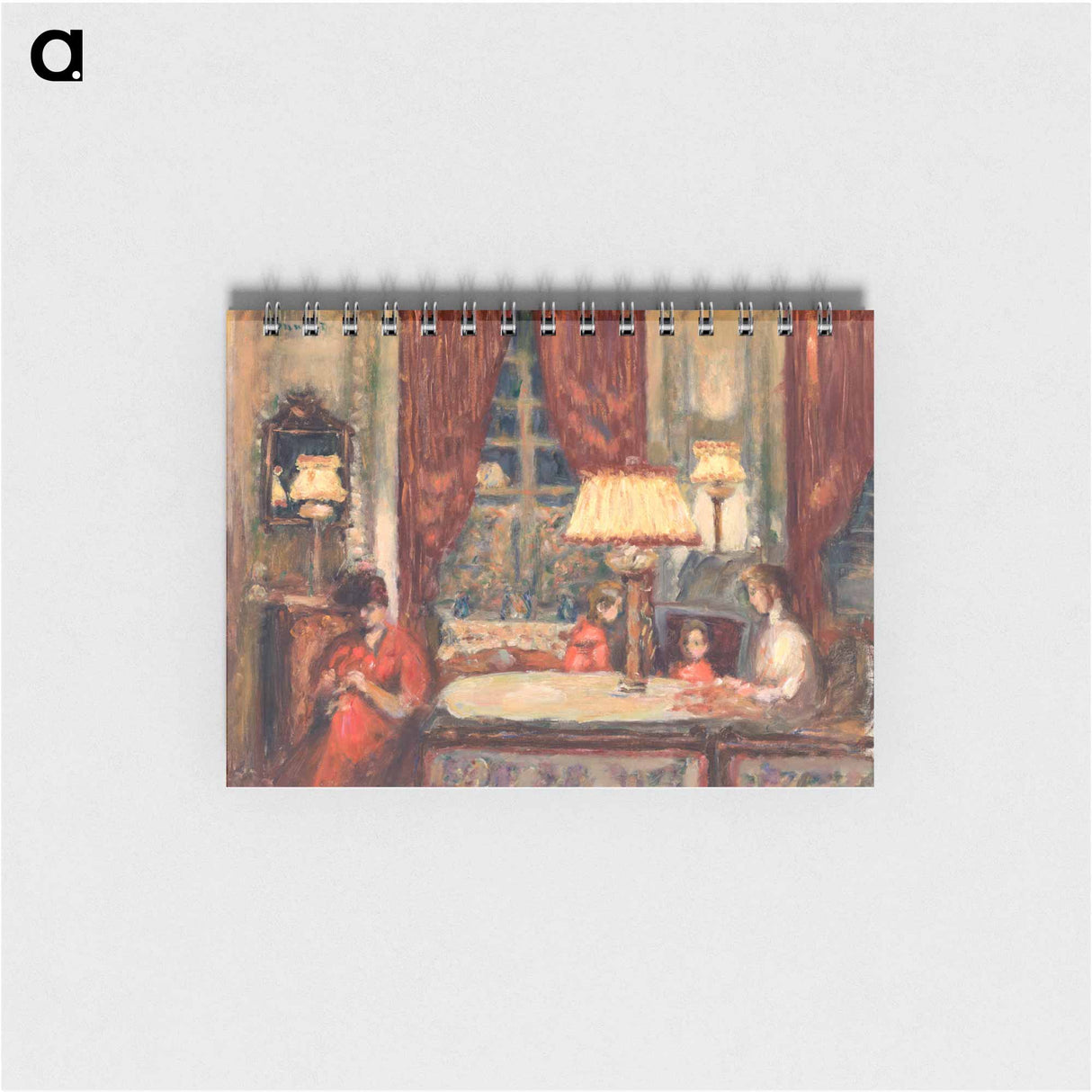 アートメモ帳-Evening Under the Lamps
 - ピエール ボナール Memo.