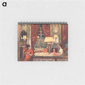 アートメモ帳-Evening Under the Lamps
 - ピエール ボナール Memo.