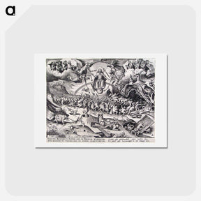 アートポストカード-Last Judgment - ピーター ブリューゲル Postcard.