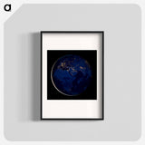 アートポスター-Nocturnal Hemispheric View
 - 地球 Poster.