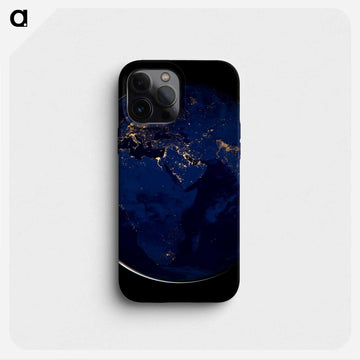 Nocturnal Hemispheric View
 - 地球 Phone Case.