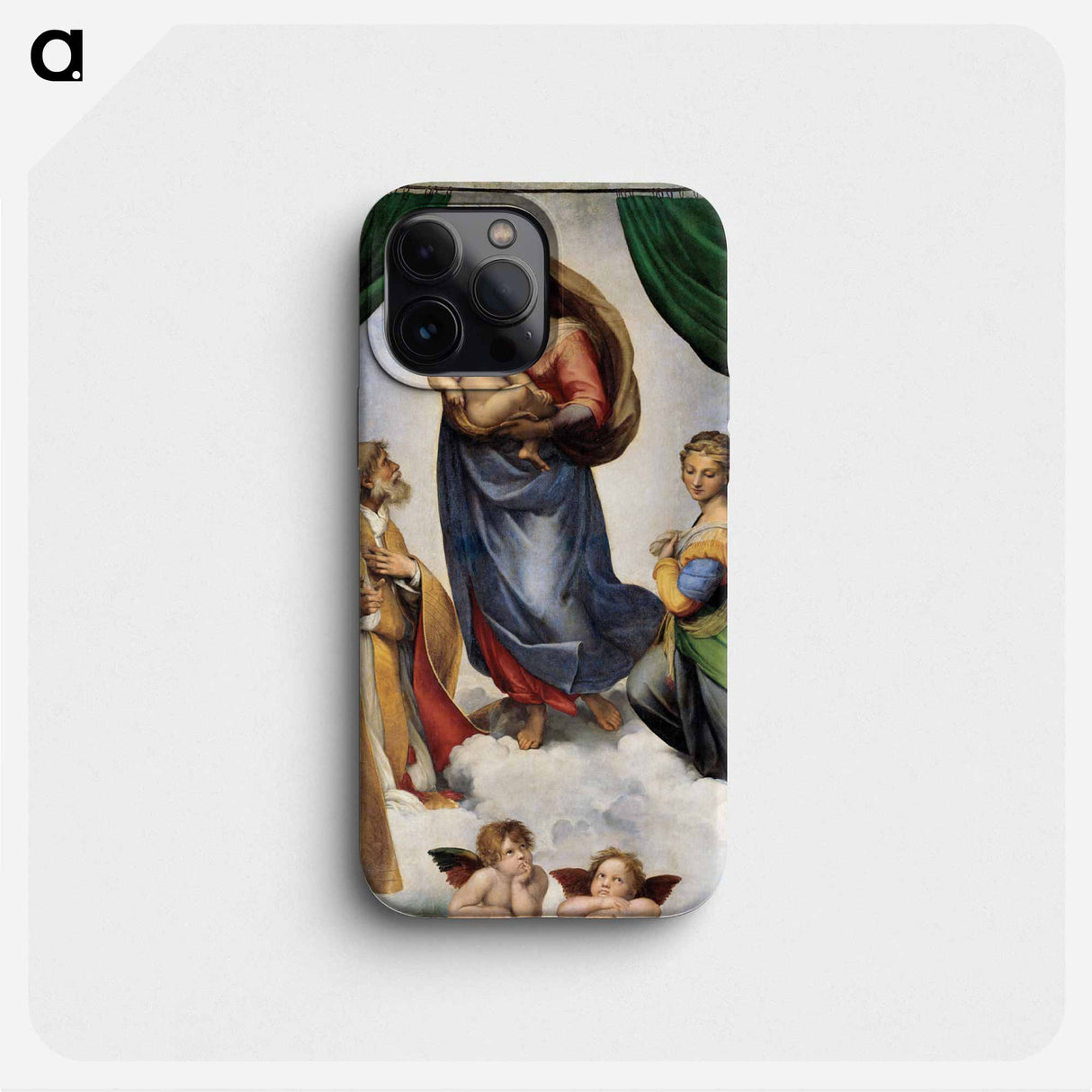 The Sistine Madonna - ラファエロ サンティ Phone Case.