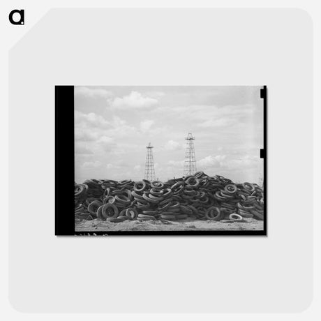 アートポストカード-Kilgore Tires
 - ラッセル リー Postcard.