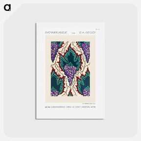 アートポストカード-Samarkande: Grape Pattern
 - サマルカンデ Postcard.