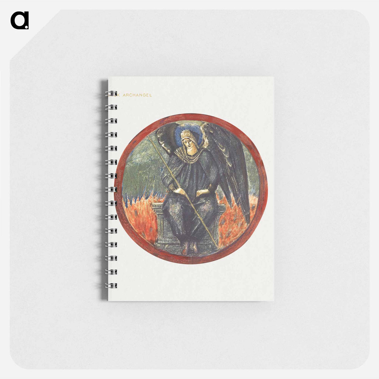 アートメモ帳-Black Archangel
 - フラワーブック Memo.