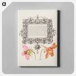 アートパネル-French Rose and Dwarf Nasturtium
 - 書道のお手本 Canvas.