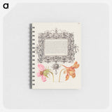 アートメモ帳-French Rose and Dwarf Nasturtium
 - 書道のお手本 Memo.