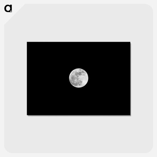 Super Moon Over Kennedy Space Center
 - ムーン Postcard.