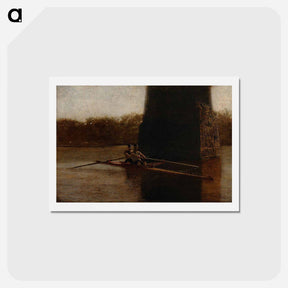 アートポストカード-The Pair Oared Shell - トーマス エイキンズ Postcard.