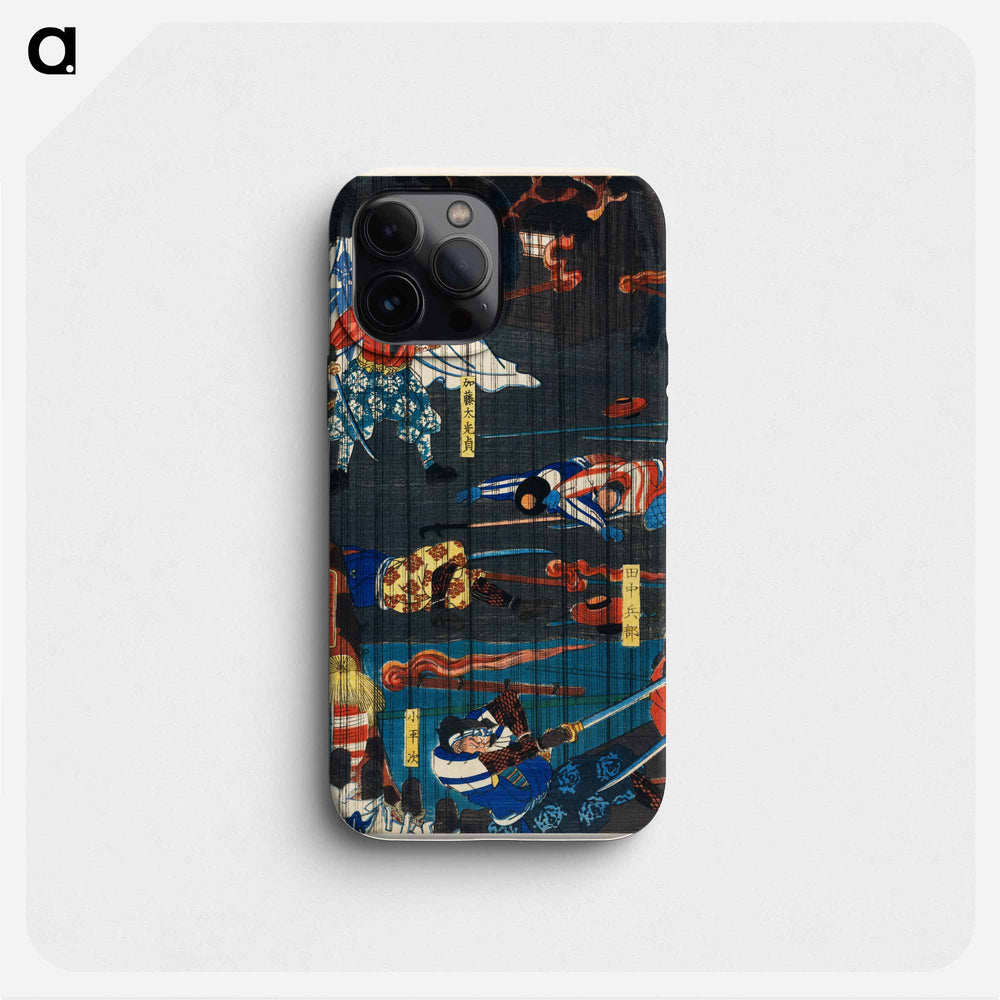Soga no Adauchi - 歌川よしかず Phone Case.