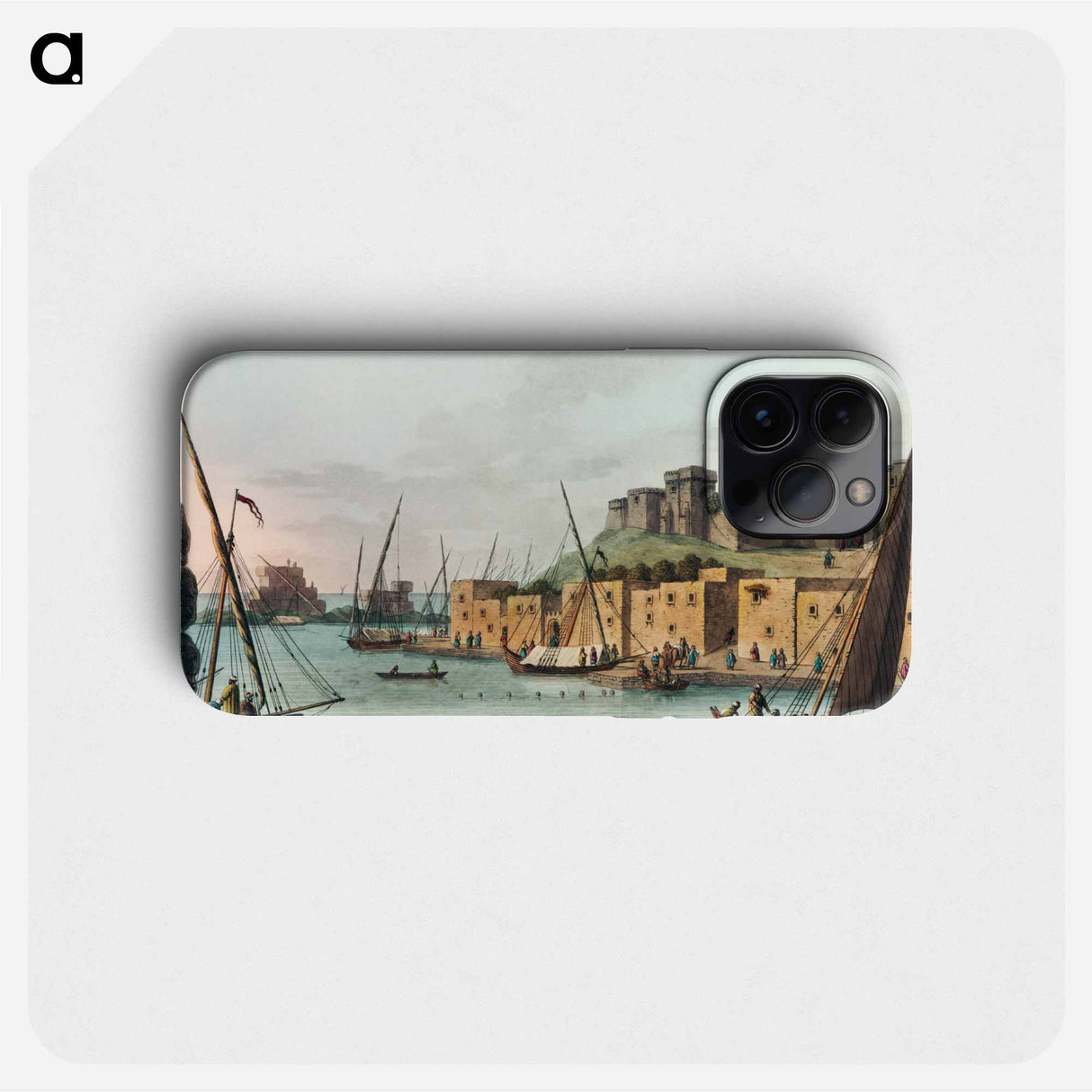 Castle in the Island of Tortosa - オスマン帝国領内の景色 Phone Case.