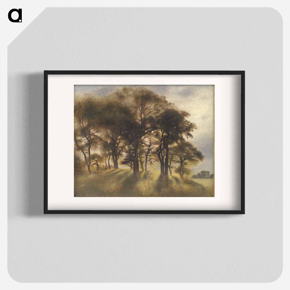 Near Fortunen, Jægersborg Deer Park, North of Copenhagen - Vilhelm Hammershøi Poster.