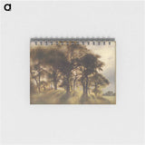 Near Fortunen, Jægersborg Deer Park, North of Copenhagen - ヴィルヘルム ハンマースホイ Memo.