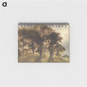 アートメモ帳-Near Fortunen, Jægersborg Deer Park, North of Copenhagen - ヴィルヘルム ハンマースホイ Memo.