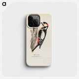 Great spotted woodpecker, male - ヴィルヘルム フォン ライト Phone Case.