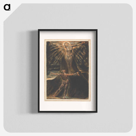 アートポスター-Jerusalem, Plate 76 - ウィリアム ブレイク Poster.