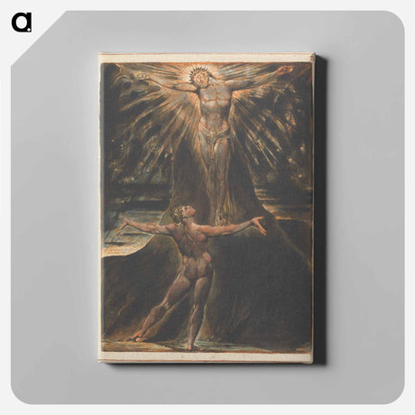 アートパネル-Jerusalem, Plate 76 - ウィリアム ブレイク Canvas.