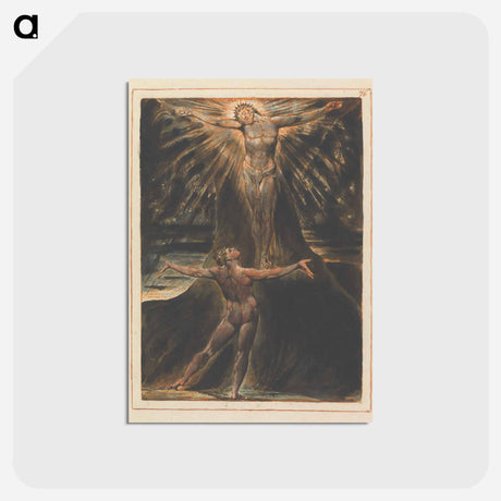 アートポストカード-Jerusalem, Plate 76 - ウィリアム ブレイク Postcard.